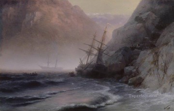 イワン・アイヴァゾフスキーの密輸業者「海景」 Oil Paintings